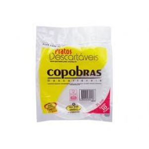 PRATO PLASTICO  PEQUENO 10U 40444 COPOBRAS - PC