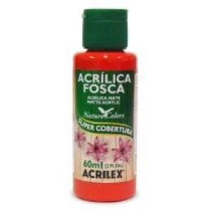 TINTA ACRILICA FOSCA 60ML 507/VEMELHO FOGO -UN